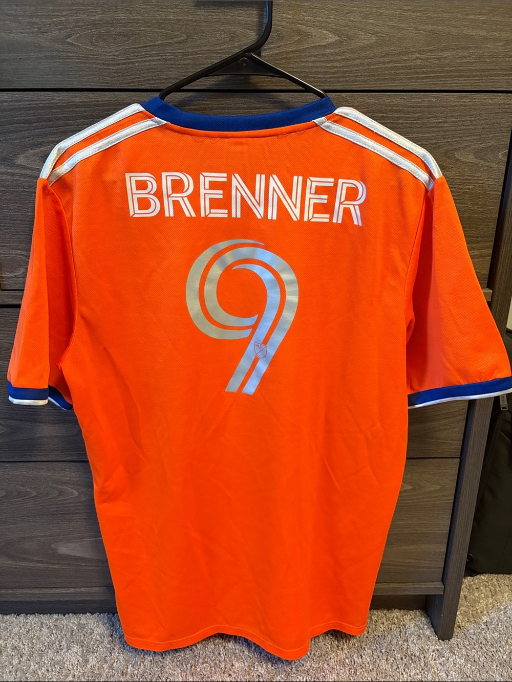 FC Cincinnati Brenner Number 9 Jersey Size Large